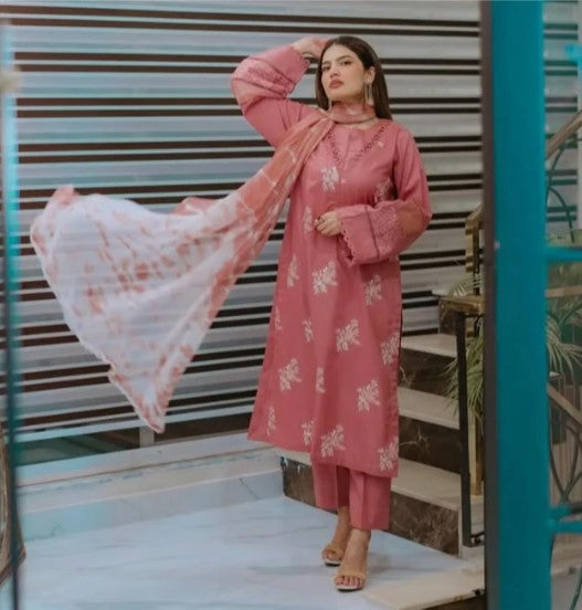 Summer Lawn Stitched 3-Piece Suits
