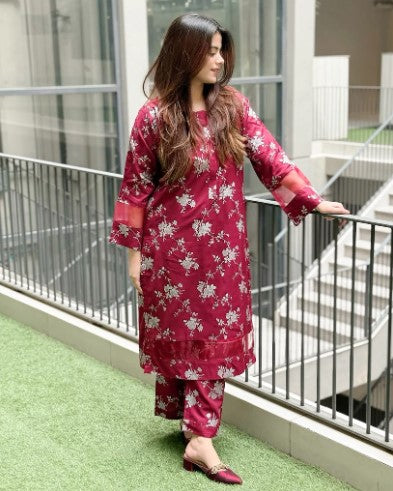 3-PIECE STITCHED ARABIC LAWN