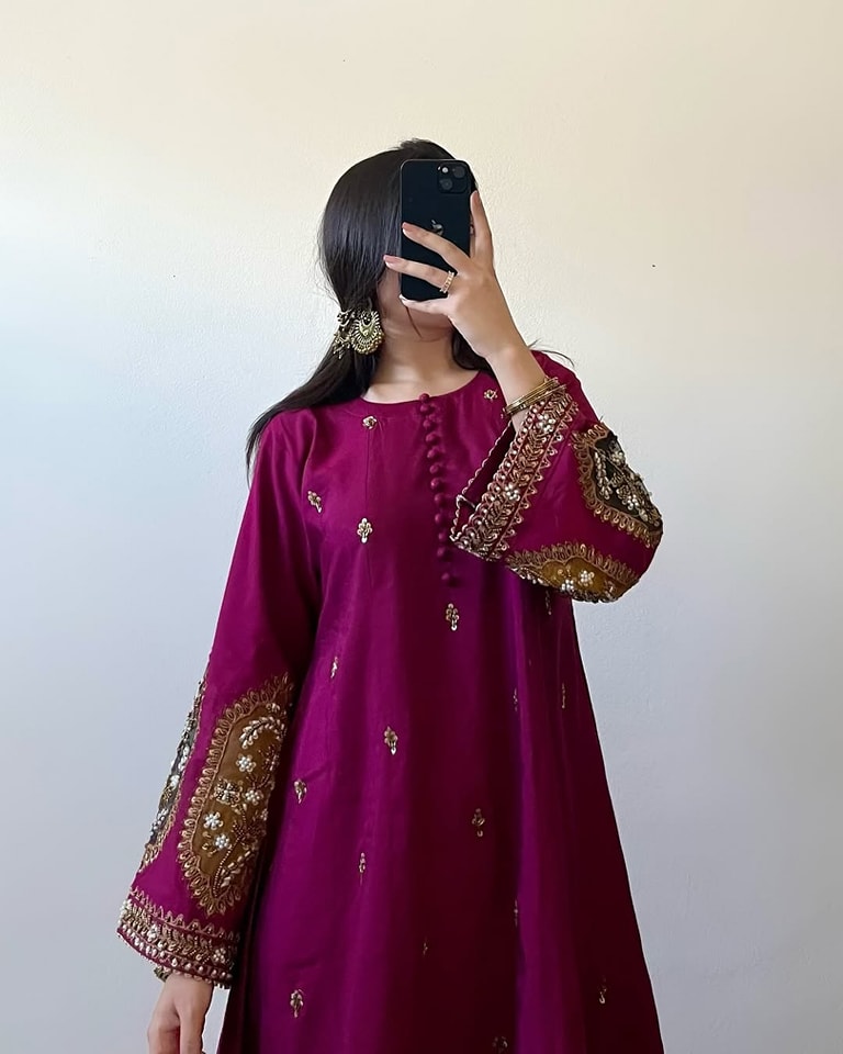 Zincorus 2-pieces Embroidered 9mm Work